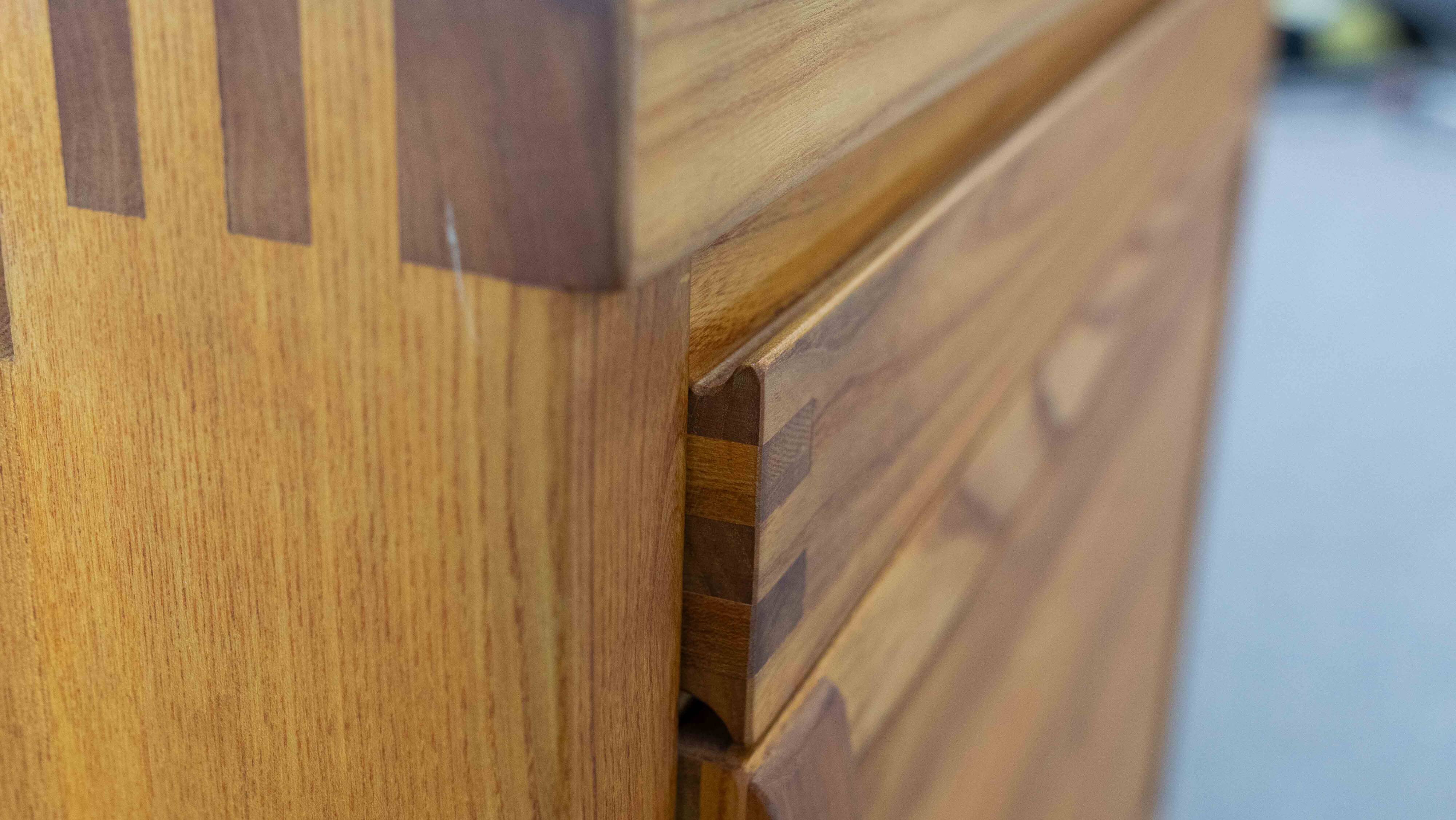 Sideboard Model R09 by Pierre Chapo in solid elm