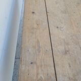 Old rustic farmhouse table 1900 in oak and fir - 1m51