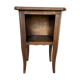 Antique Nightstand Table in Louis XV Style Wood with Vintage Drawer #D894
