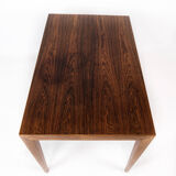 Side table in rosewood designed by Severin Hansen for Haslev Furniture, 1960s