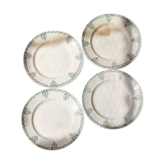 4 flat plates iron earth - Moulin des loups and Hamage