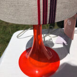 Red seventies lamp