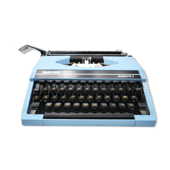 Silver Reed Silverette II Blue Turquoise Typewriter Revised New Ribbon