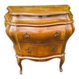 Chest of drawers in Dutch style marquetry with secret drawer.