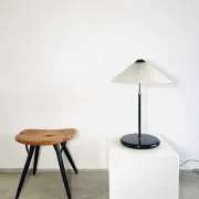 Lampe de table en verre dépoli par Af Cinquanta, Italie, années 1980.