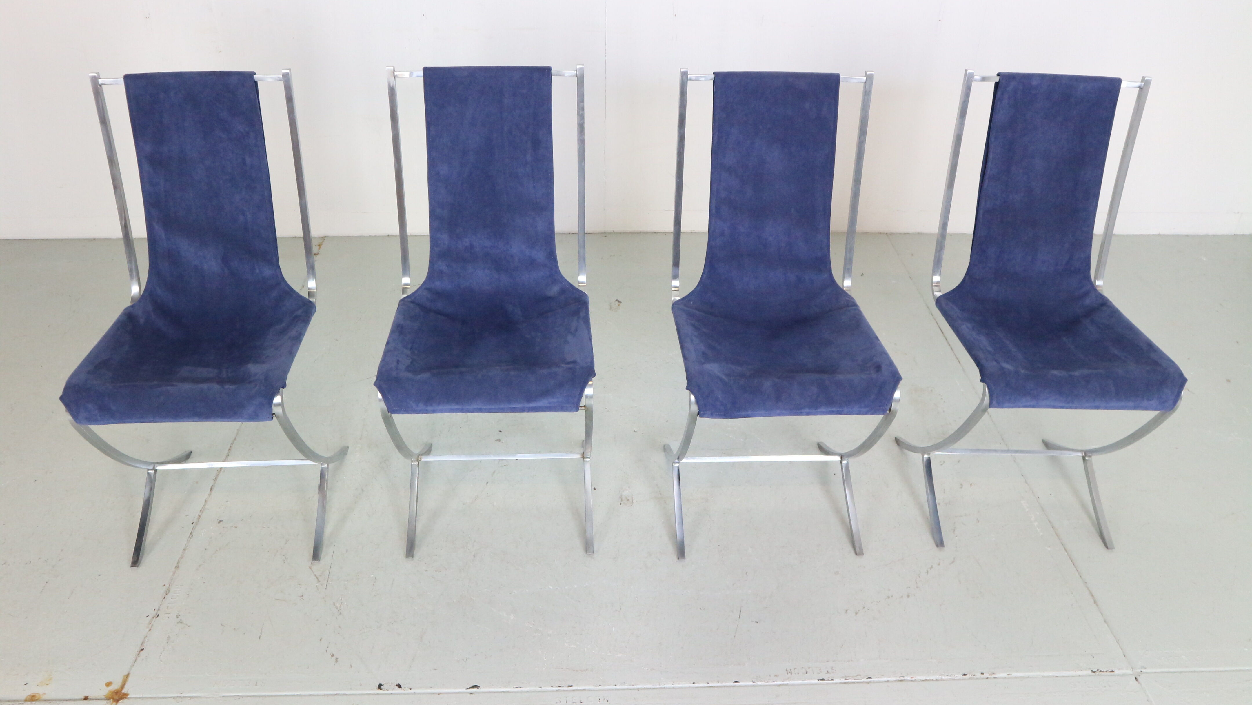 Set Of 4 dinning chairs by Pierre Cardin for Maison Jansen 1970