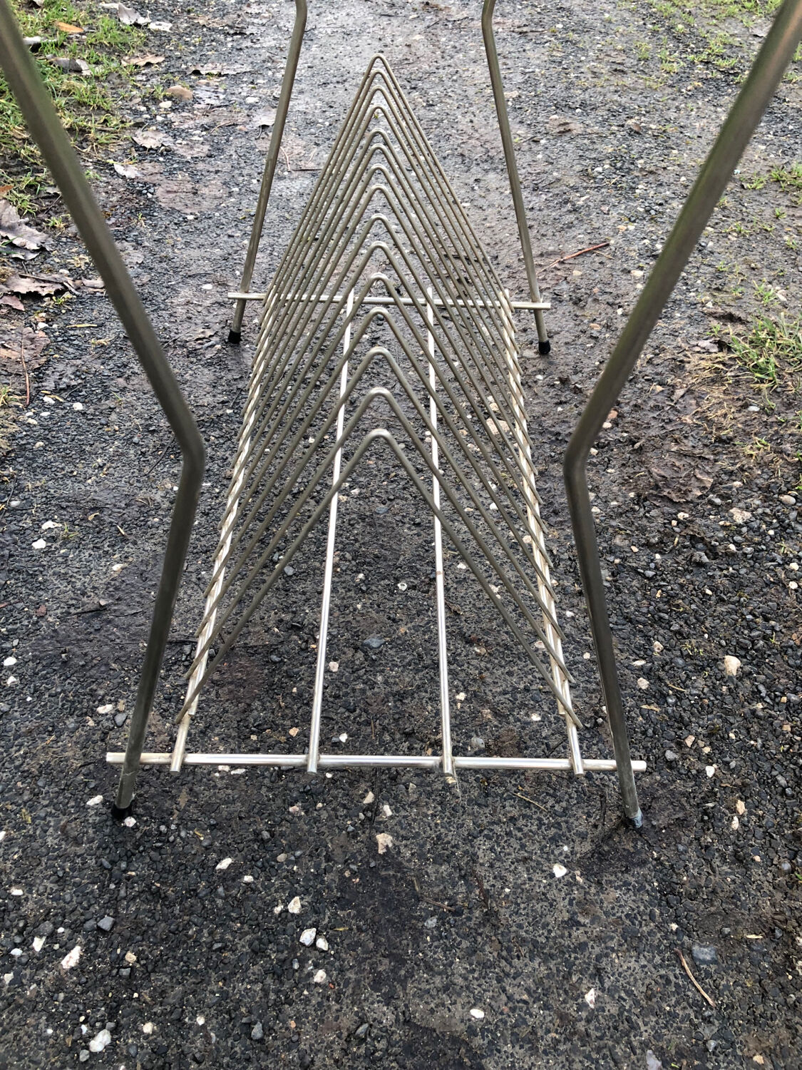 Side table vinyl door