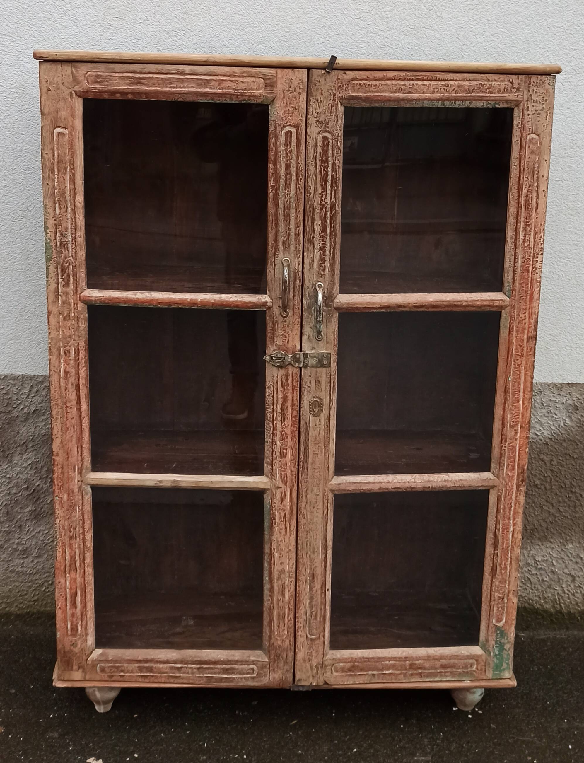 Old glass cabinet