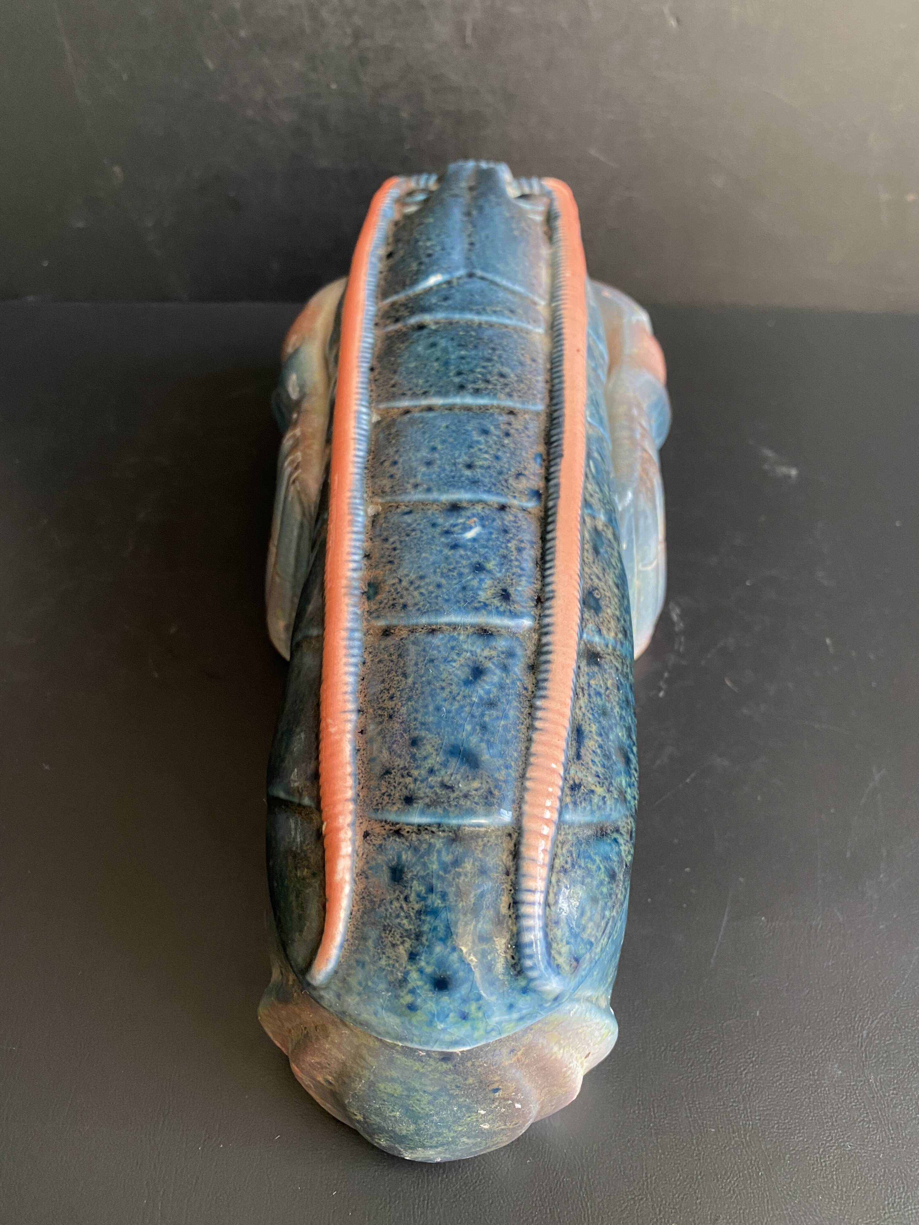 Lobster Terrine Vintage Ceramic - Michel Caugant