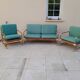 Salon jardin  en bambou rotin