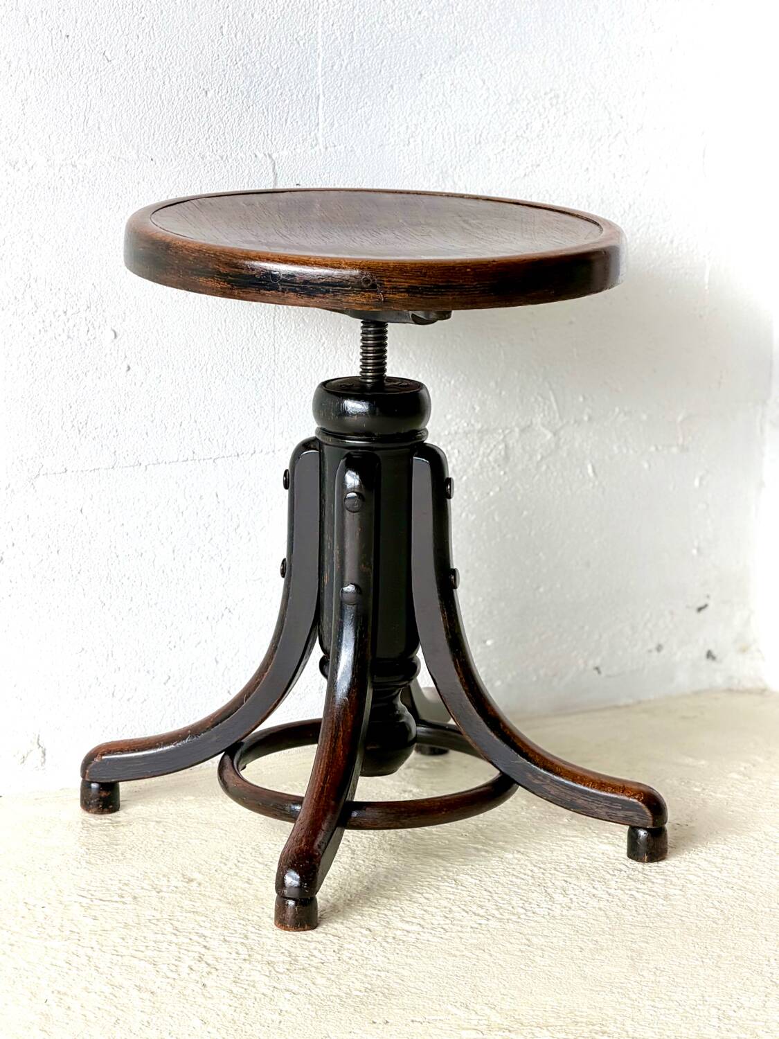 Fischel Bentwood Swivel Stool, 1930’