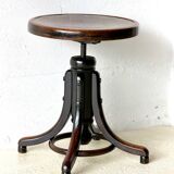 Fischel Bentwood Swivel Stool, 1930’