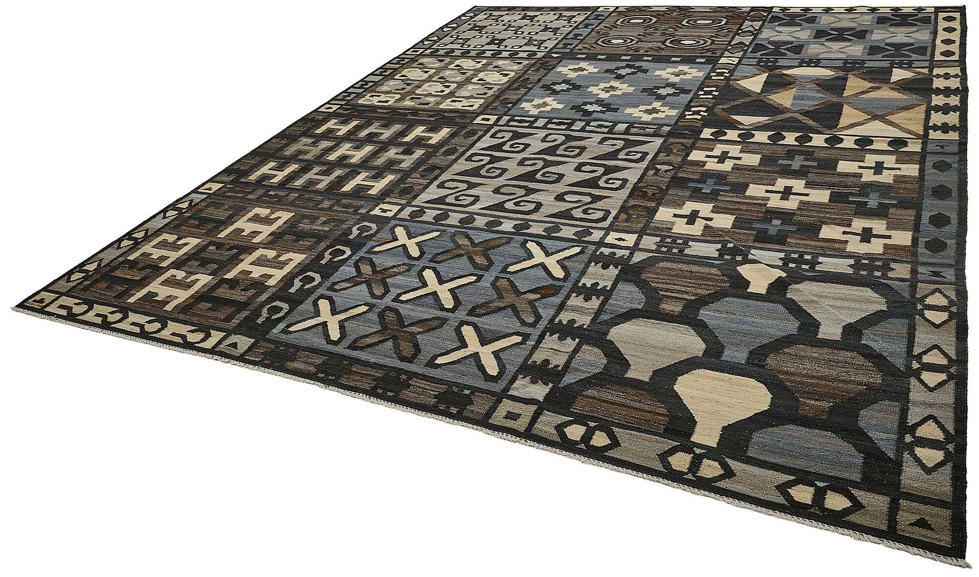 Contemporary Tribal Decorative Kilim 285 cm x 365 cm