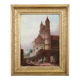Worms Cathedral, Oil On Panel, 19th Century