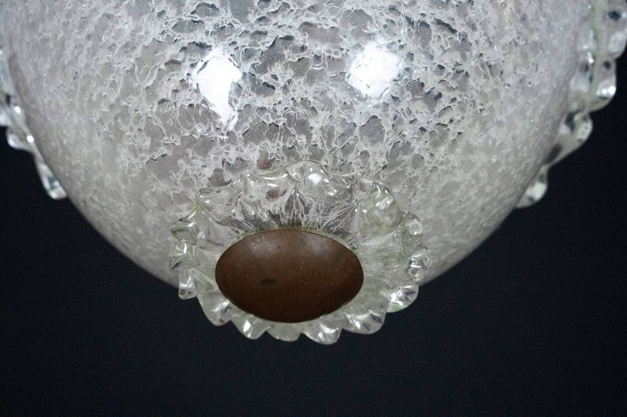 Vintage Italian Murano Glass Chandelier from the 1930s