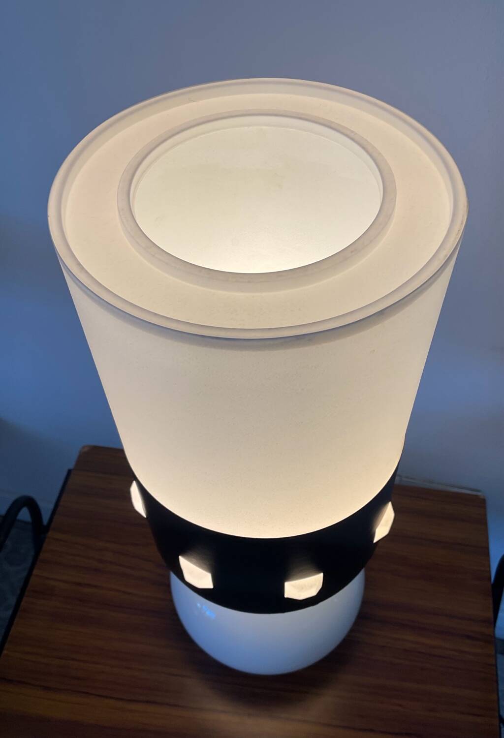 Vintage opaline lamp