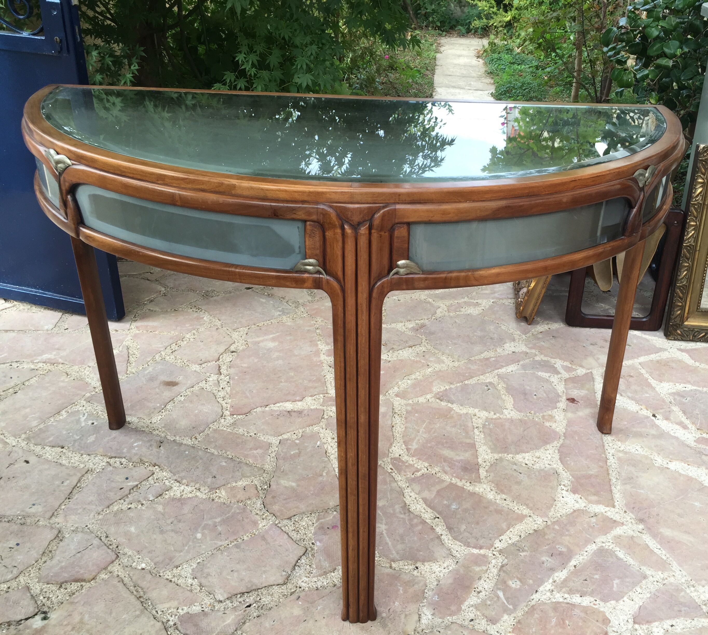 Console half moon Art Deco