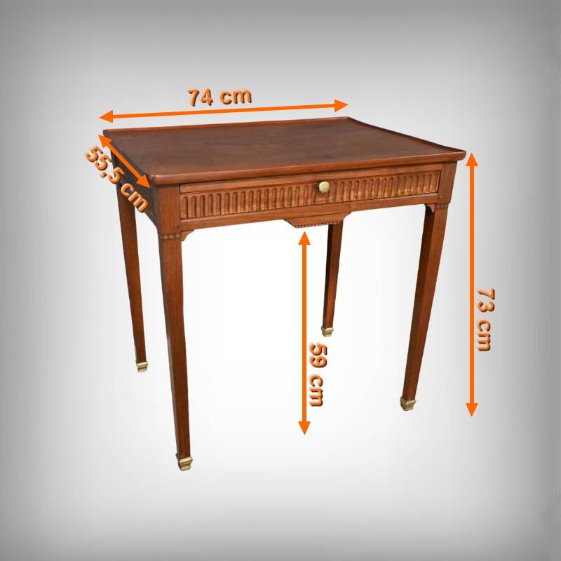 Mahogany Cabaret Table, Louis XVI Style – Early 19th Century