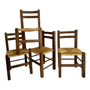 Set de quatre chaises