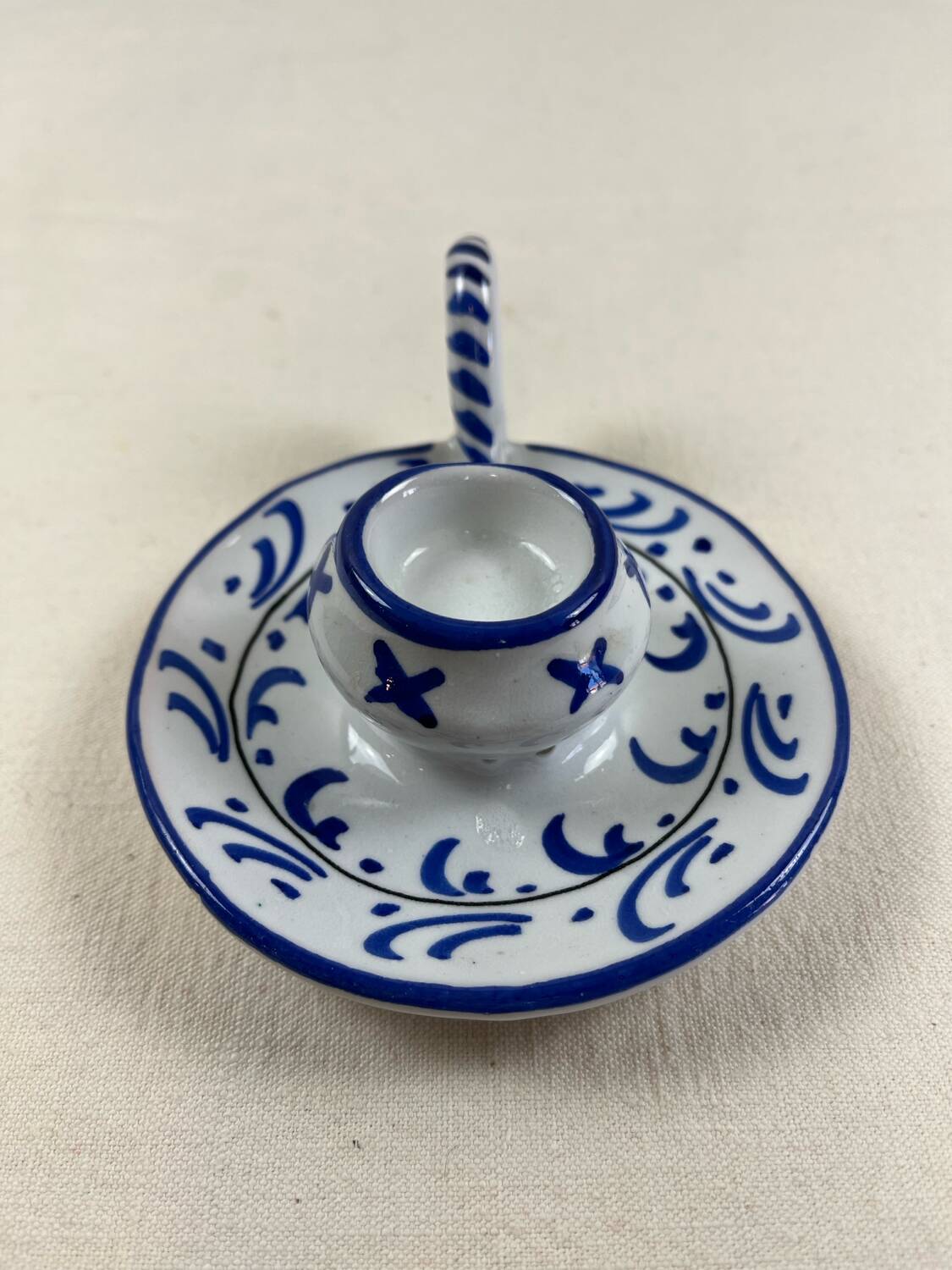 Italian ceramic candle holder