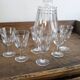 Baccarat crystal liqueur service – refined set - 7 pieces