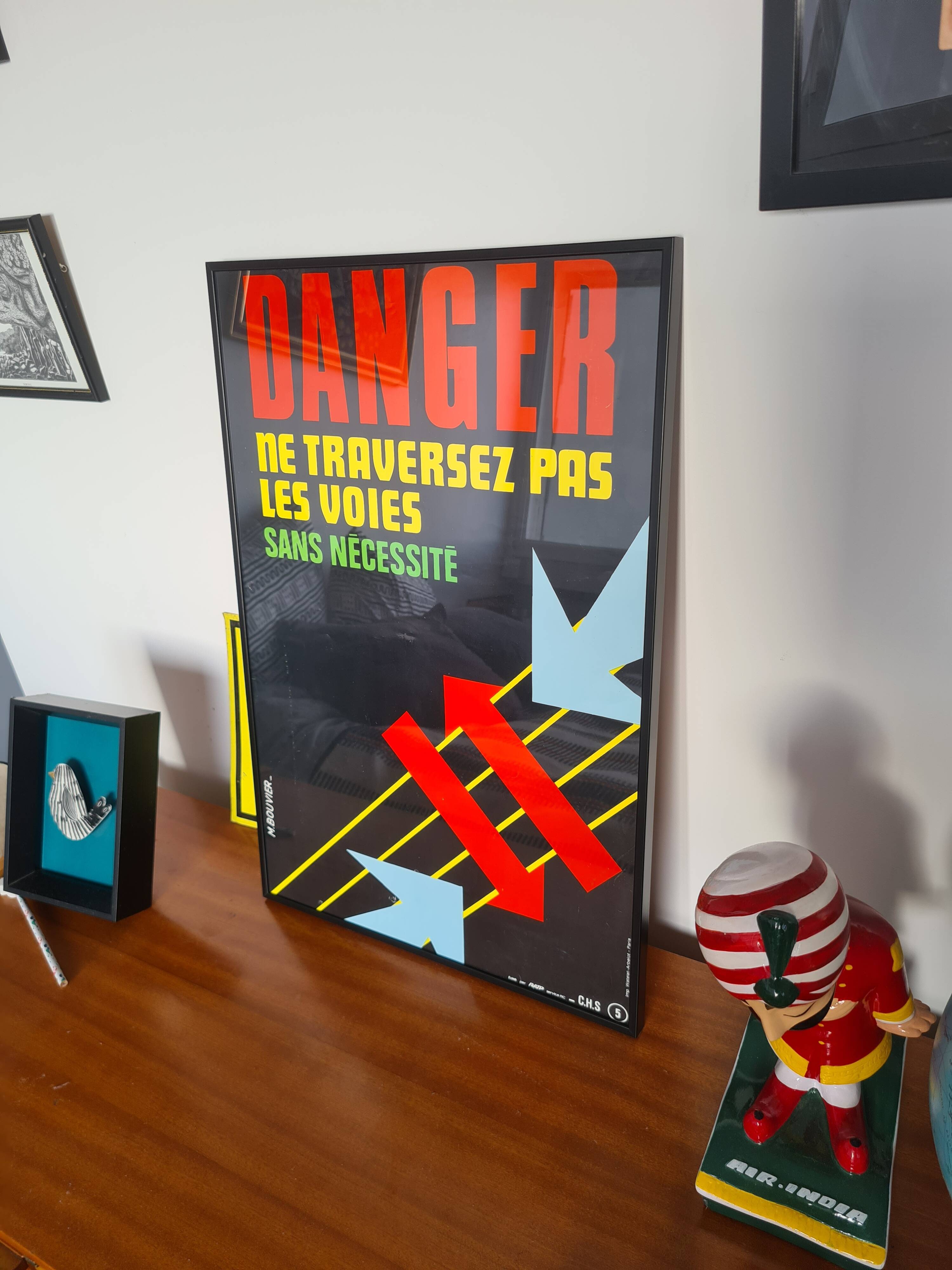 Vintage RATP poster from the 70s