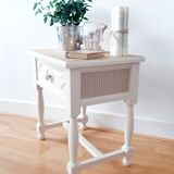 Restored side table, bedside table