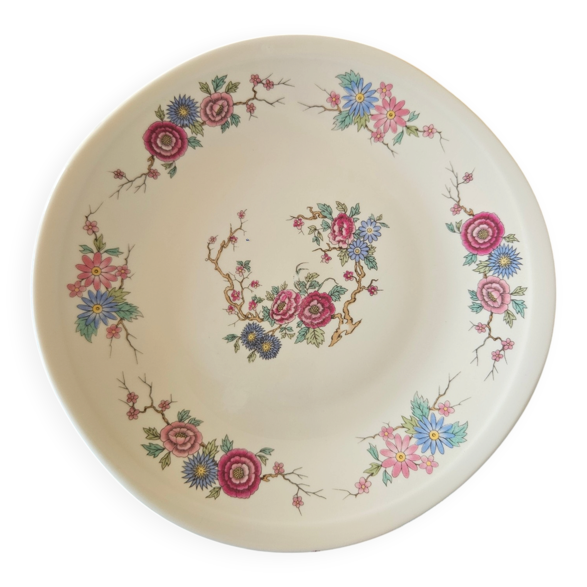 Lot de 6 petites assiettes en porcelaine Pillivuyt – Modèle Orient – F