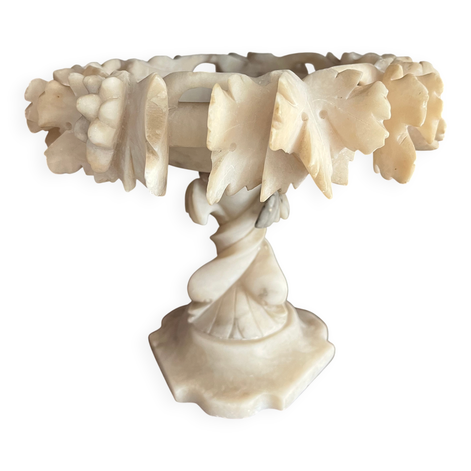 Alabaster table centrepiece from the 19th century.