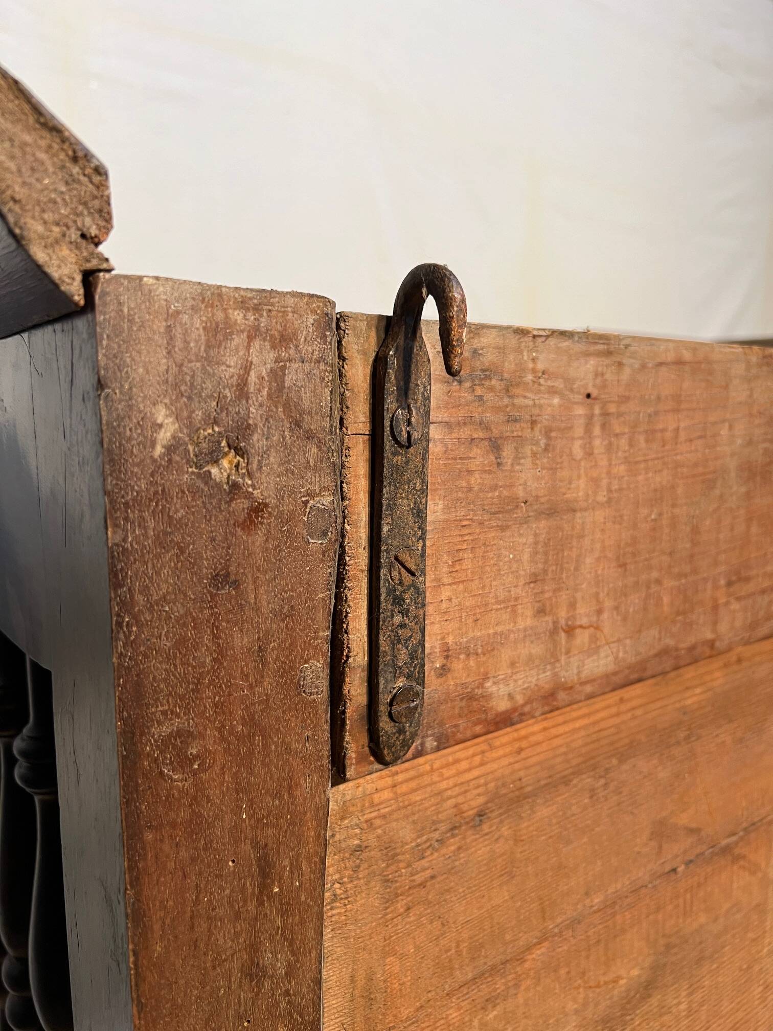 19th century Louis Philippe panetière in walnut, sideboard, storage