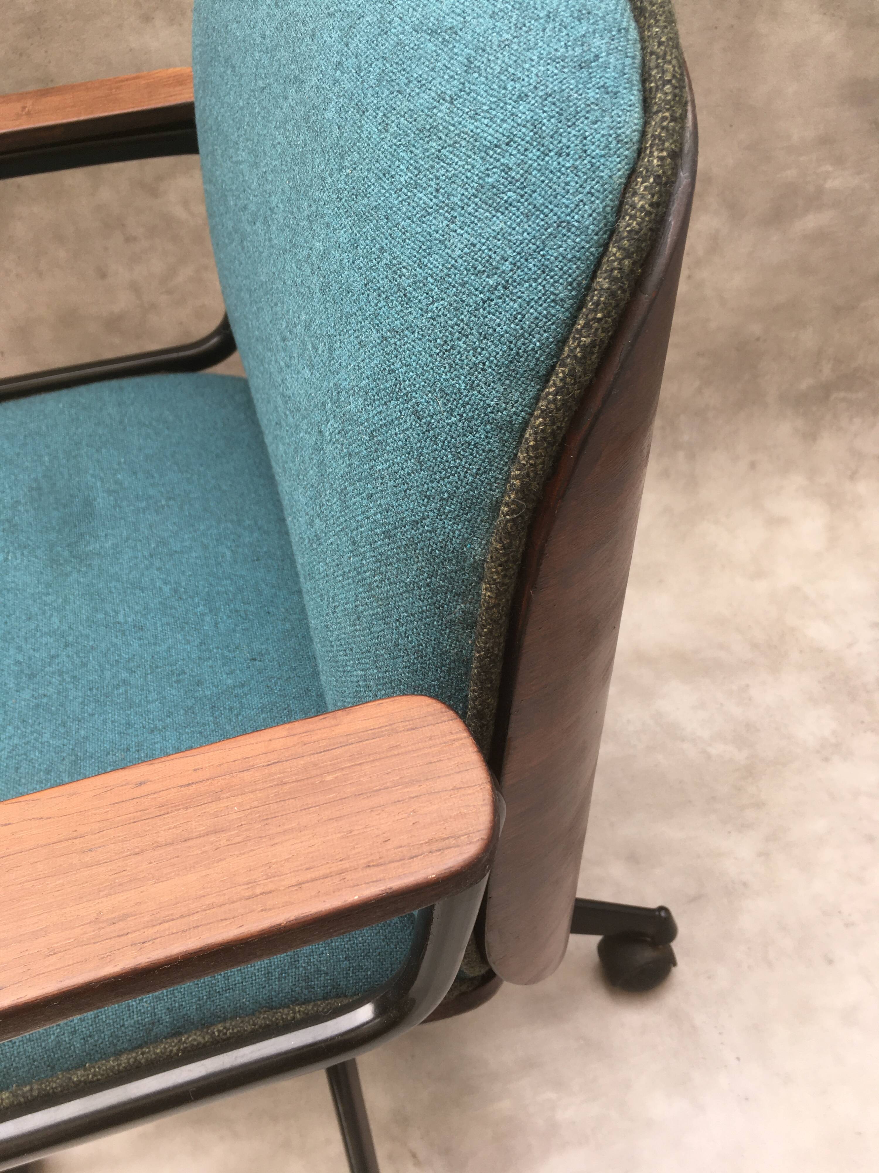 Fauteuil de bureau italien Ico Parisi pour MIM Roma