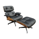 Armchair and ottoman by Charles et Ray Eames, Herman Miller edition, 1970