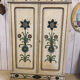 Vosgian wardrobe in painted wood