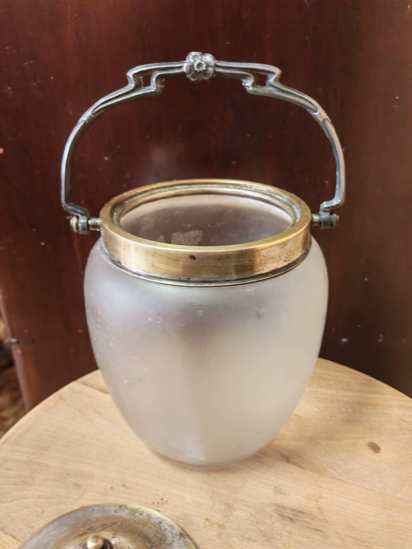 Antique Art Deco biscuit barrel