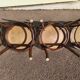 Lot de 6 chaise en bois - bistrot - terrasse - vintage