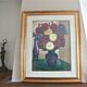 Old painting dahlias