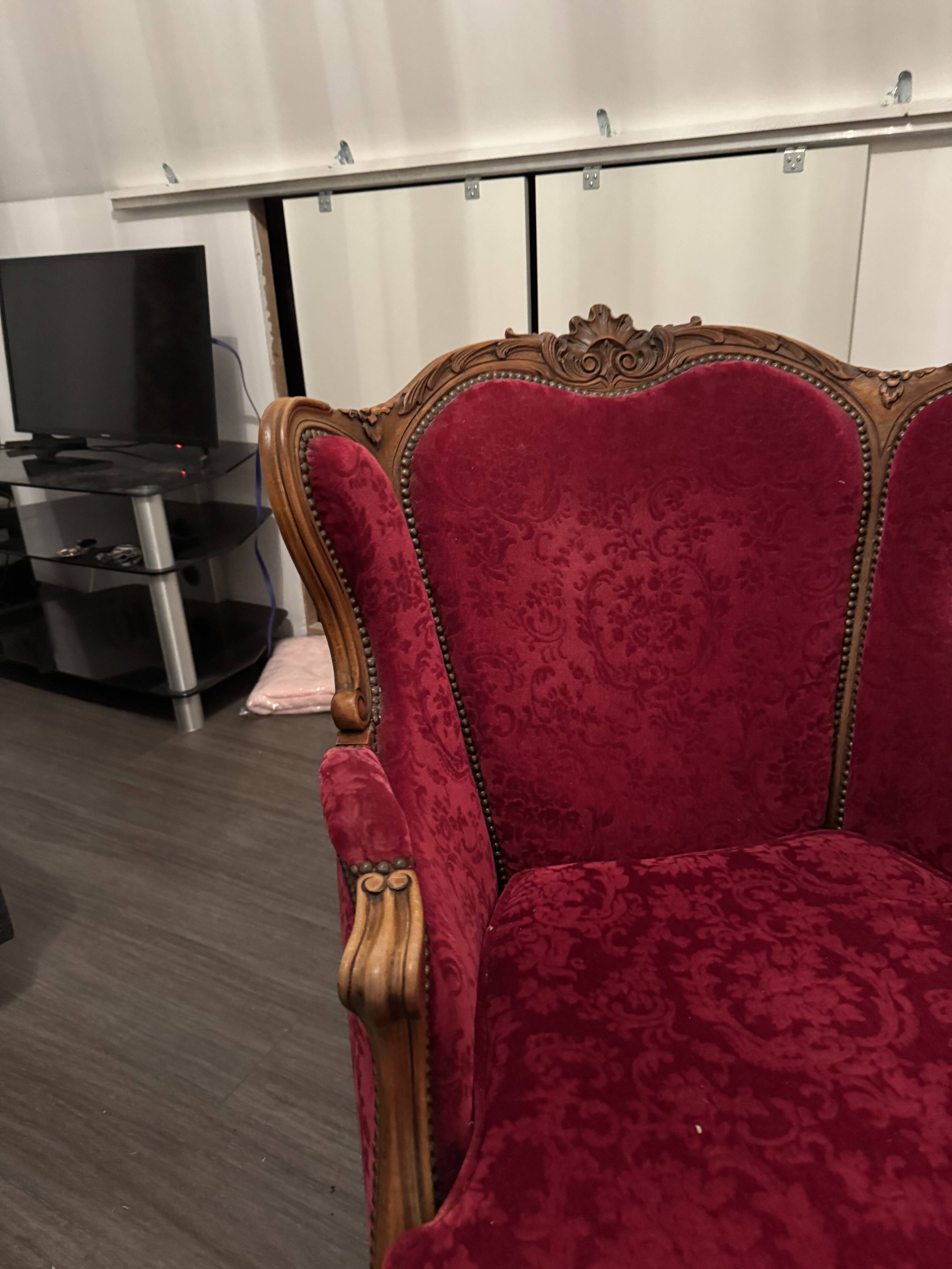 Louis XIV Vintage Antique Armchair