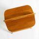 Beautiful original Mid Century teak sewing box with hinged compartments