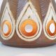 Lampe aux plumes vintage 1960