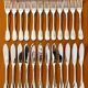 Christofle Cluny model fish cutlery, 12 forks, 12 knives, very good condition