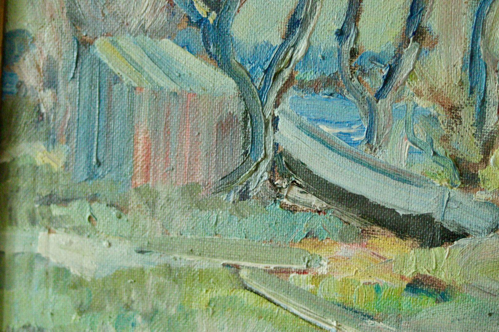 Boat in the trees by CB