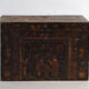 Antique chest painted in pine wood – China, around 1900
