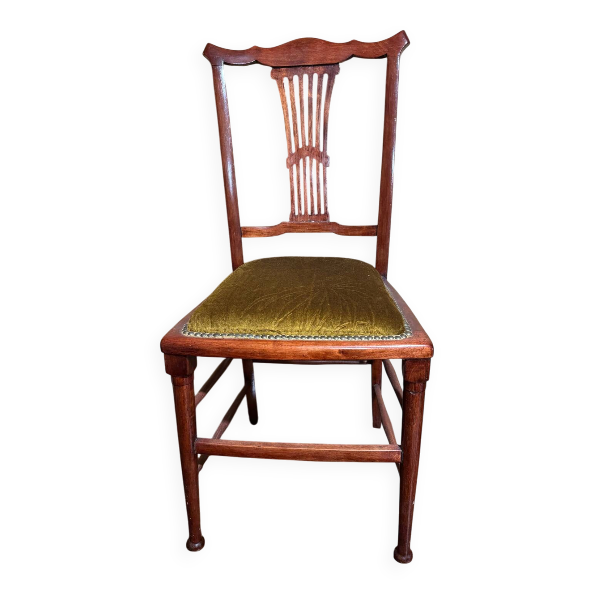 Vintage mahogany Lyre chair