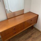 Sideboard (Scandinavian style) with integrated mirror
