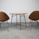 Mid-Century Italian Coffee Table and Two Chairs, 1960s