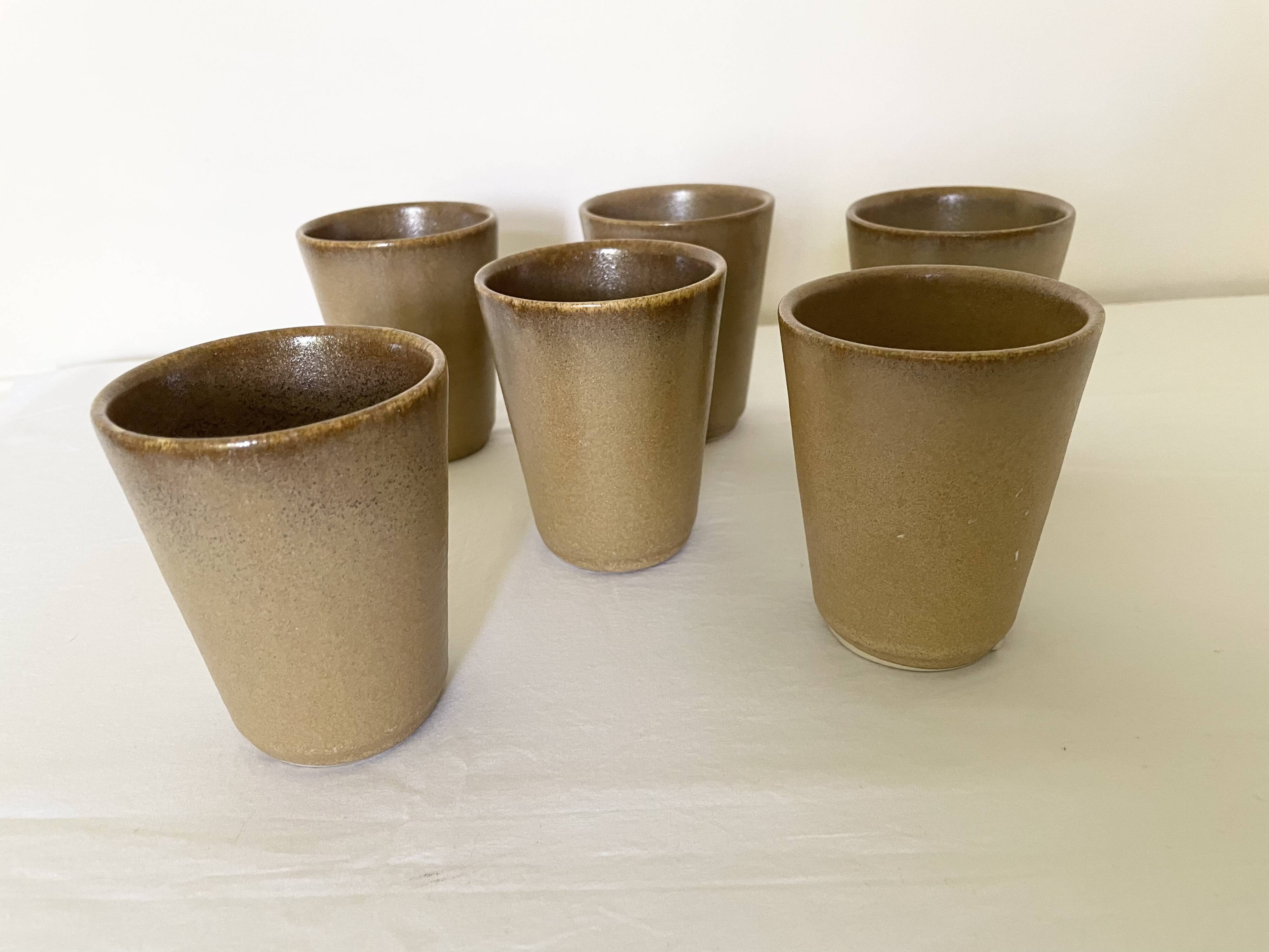 Digoin stoneware mugs