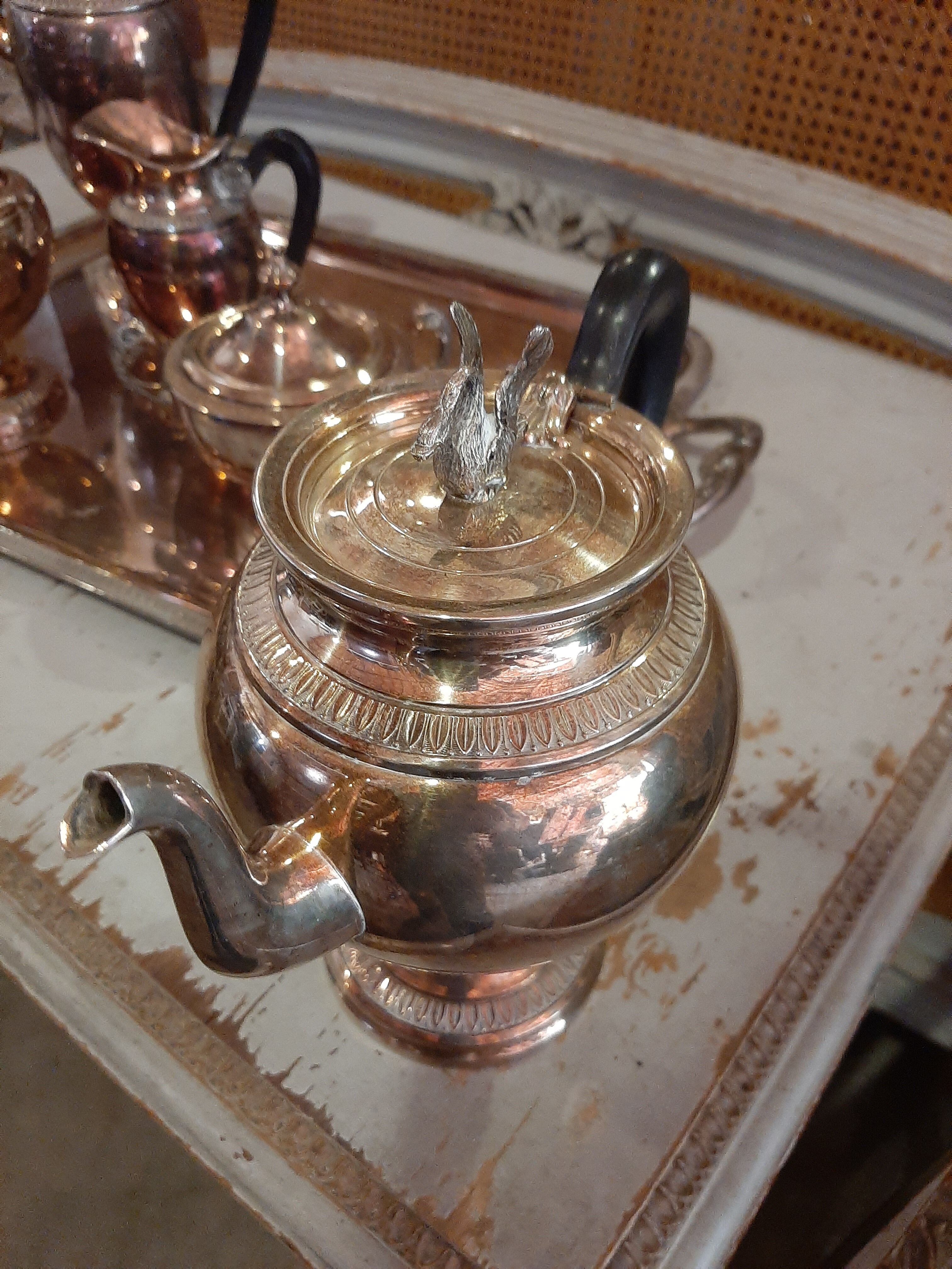 Silver Guildart metal coffee tea service