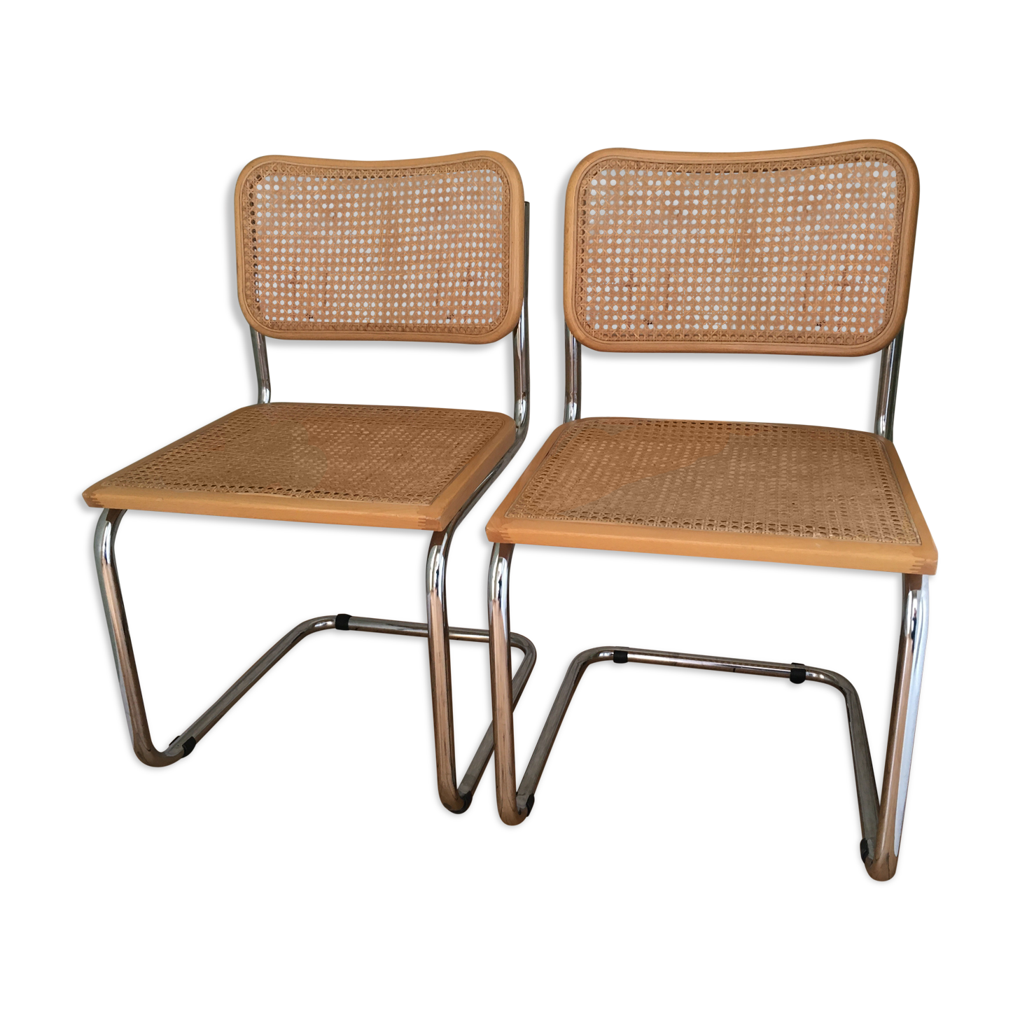 Cesca chairs by Marcel Breuer