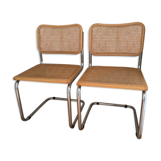 Cesca chairs by Marcel Breuer