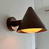 Vintage copper and opaline wall light, BEGA 1960